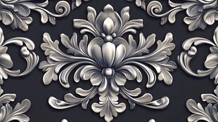 欧式古典金属花纹图案