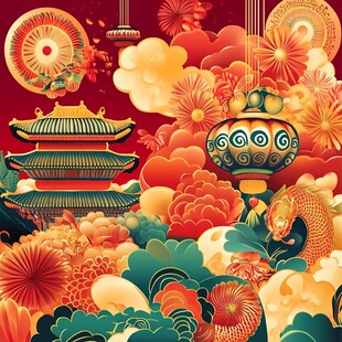 国风贺岁 传统元素大赏