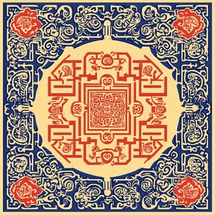 中式传统复古花纹图案