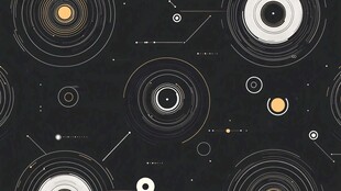 未来感科技风几何图案背景