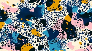 抽象多彩斑点图案背景