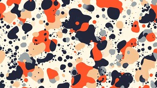 抽象多彩斑点图案背景