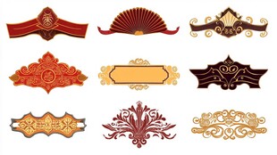 中式古典装饰花纹图案集