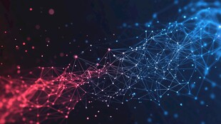 绚丽科技线条 梦幻光影交织