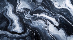 黑白流体艺术纹理图案