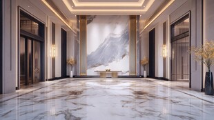 豪华大理石大堂精美设计