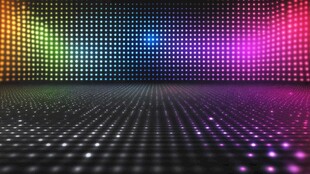 炫彩动感LED点阵舞台背景