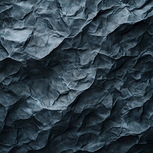 深灰色褶皱纸张纹理背景