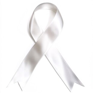 白色丝带