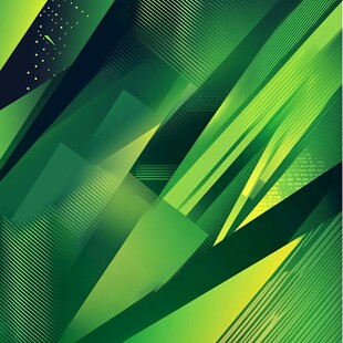 绿色动感几何抽象背景图