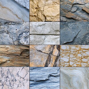 多样岩石纹理素材集合