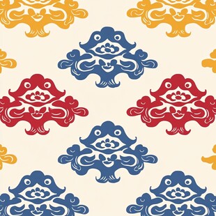 中式传统吉祥云纹图案