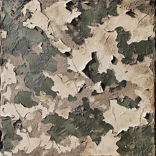 斑驳脱落的旧墙面纹理