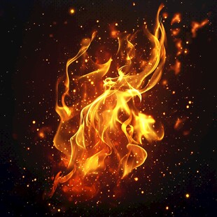 炽热火焰特效 闪耀动感画面
