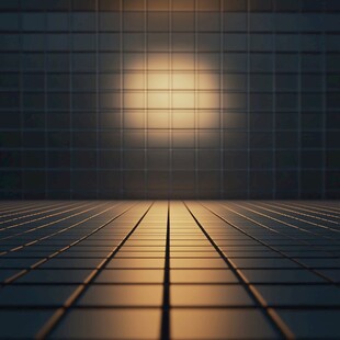 光影瓷砖空间的静谧氛围