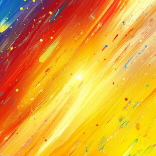 绚丽多彩的抽象艺术画作