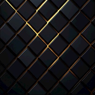 黑金菱格纹立体背景图案