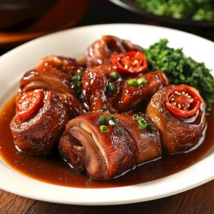 红烧猪尾 美味诱人的佳肴