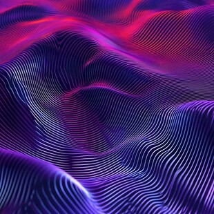 炫彩波浪线条动感背景图