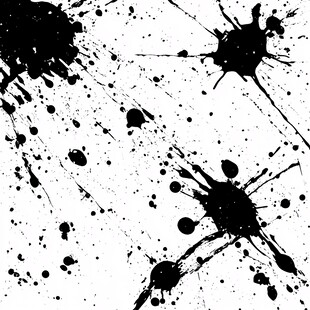 墨汁飞溅艺术背景图