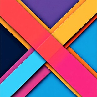 多彩几何交叉抽象背景图