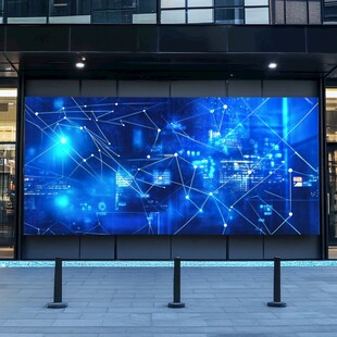 科技感户外大屏数字画面