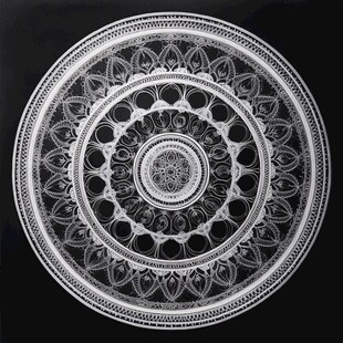 精美圆形曼陀罗图案艺术