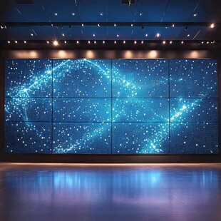 梦幻星空大屏背景展示