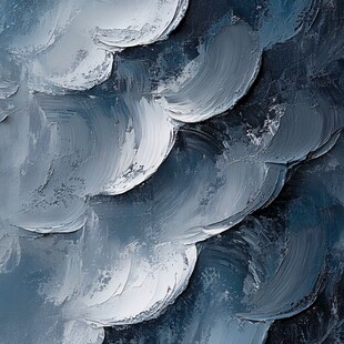 抽象灰蓝笔触艺术纹理
