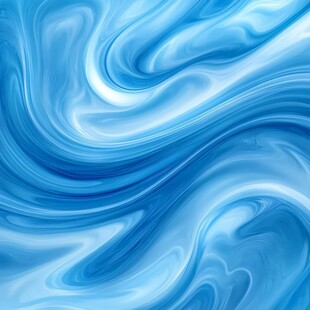 蓝色流体波纹抽象背景图