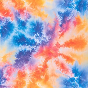 绚丽多彩扎染风艺术图案