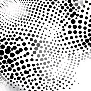 黑白点状抽象背景图案