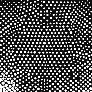 黑白圆点几何图案背景
