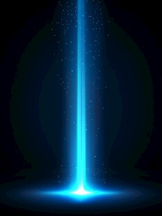 蓝色光束特效背景图