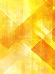 亮黄色几何抽象背景图