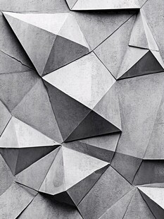 几何立体混凝土墙面纹理