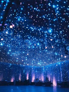 梦幻星空主题宴会场景