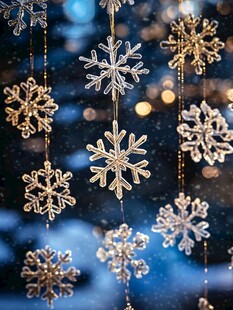 精美雪花装饰挂件赏