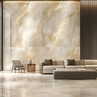 奢华大理石客厅室内场景