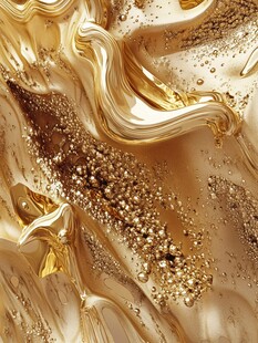 流动金箔质感奢华纹理
