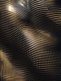 金属质感点阵波浪纹理图