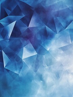 蓝色多边形几何抽象背景
