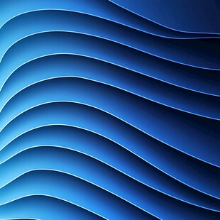 蓝色波浪纹理抽象背景图