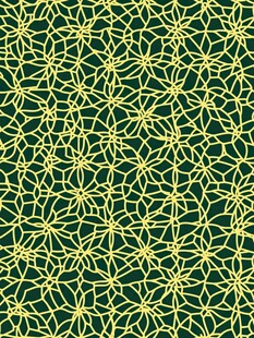 黄绿几何图案无缝背景图