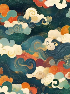 国风祥云图案设计素材