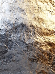 金属箔纹理特写