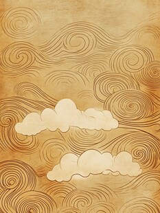 复古云纹背景图