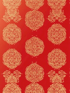 中式红金传统花纹图案