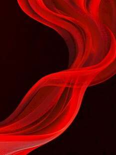 红色动感飘带背景图案