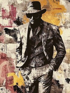 复古风绅士时尚造型